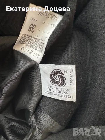 Черно палто Betty Barclay, снимка 4 - Палта, манта - 48763249