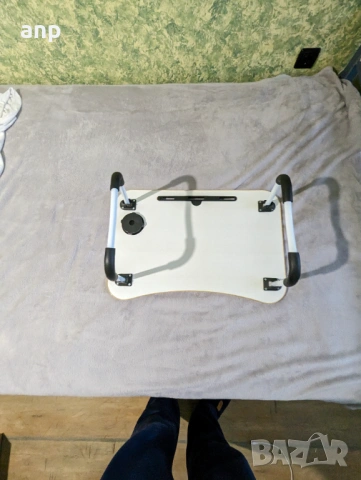 Сгъваема масичка за лаптоп, снимка 3 - Лаптоп аксесоари - 53475049