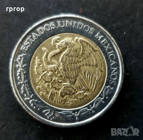 Монета . Мексико . 1 песо . 2009 г., снимка 2 - Нумизматика и бонистика - 32567238