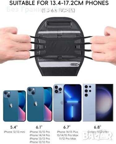 Нов Мултифункционален Спортен Калъф за iPhone и Galaxy телефон ръка, снимка 3 - Калъфи, кейсове - 44051463