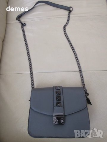 Нова дамска сива чанта