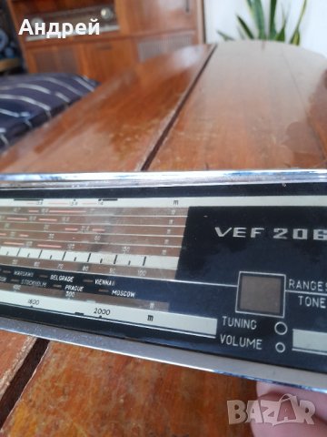 Стара скала за ВЕФ,VEF 206 #2, снимка 4 - Други ценни предмети - 43479145