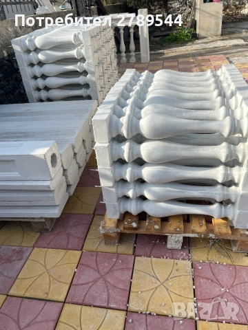 Бетонни балюстри, снимка 7 - Огради и мрежи - 53311204