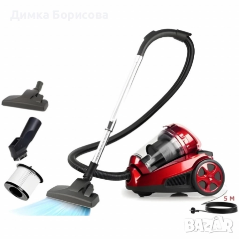 Циклонна прахосмукачка Royalty Line RL-BSCM1400.60 - Мощно почистване, снимка 8 - Прахосмукачки - 51705417