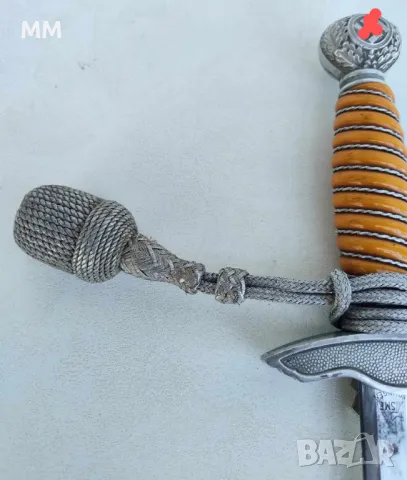 Параден немски офицерски кортик, ( нож , сабя ), снимка 7 - Антикварни и старинни предмети - 50410848