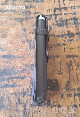 кожен калъф за химикалки Sheaffer Германия, от естествена кожа, снимка 3 - Ученически пособия, канцеларски материали - 48093975