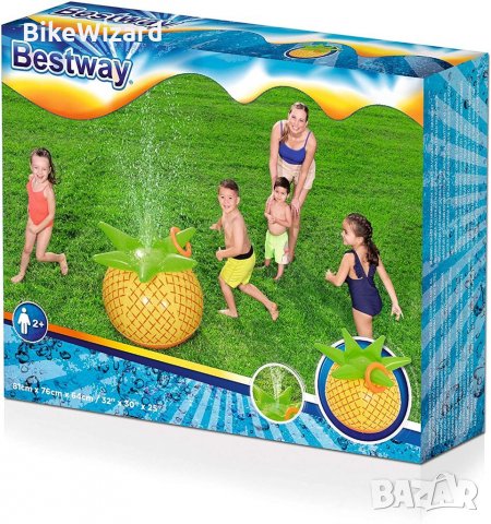 Детска пръскачка за вода ананас Bestway Kids - Вкл. надуваем пръстен НОВА