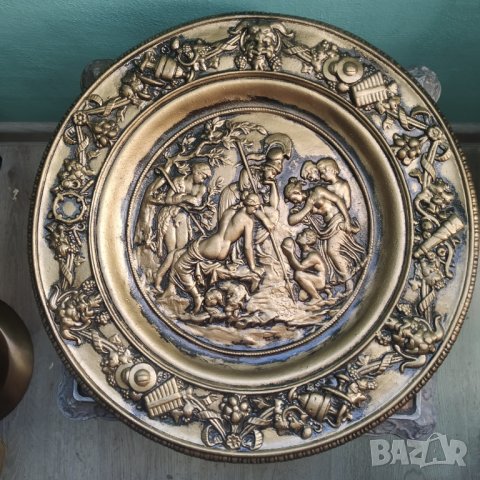 барокова чиния за декорация, снимка 1 - Антикварни и старинни предмети - 38493334