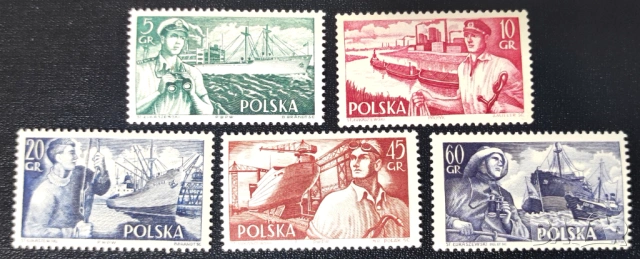 Полша, 1956 - лот от марки на теми шах, архитектура, спорт, туризъм, музика, личности, политика и др, снимка 3 - Филателия - 53302784