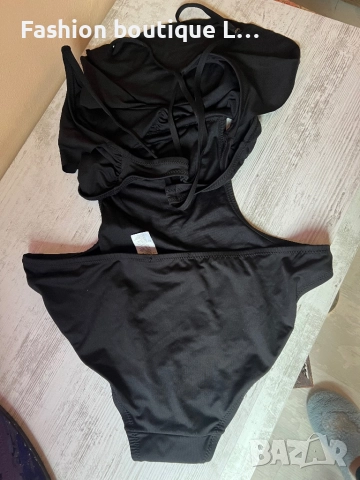 Цял черен бански 44 размер на марката ESMARA 🖤, снимка 5 - Бански костюми - 52010073