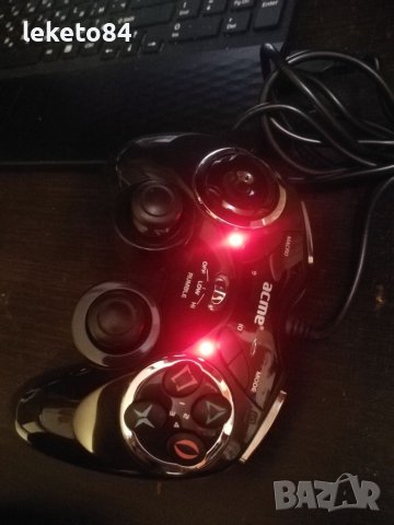 Геймърски контролер  джойстик PC компютър лаптоп ACME , снимка 5 - Джойстици и геймпадове - 38698937