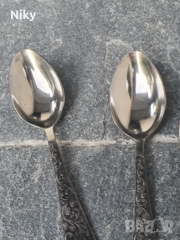 Руски лъжици 17 см., снимка 4 - Антикварни и старинни предмети - 51658085