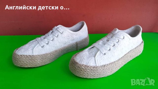 Английски детски еспадрили , снимка 2 - Детски обувки - 32911716