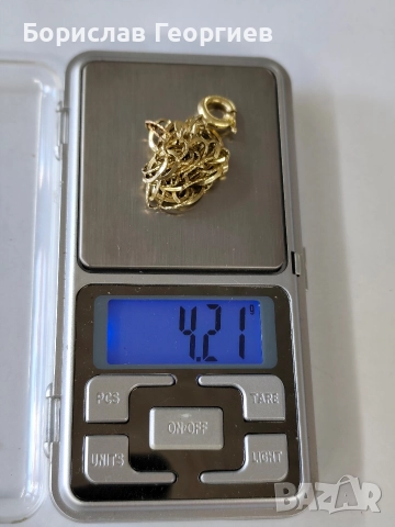 Златна гривна 14 С 585 Italy, снимка 6 - Гривни - 52935540