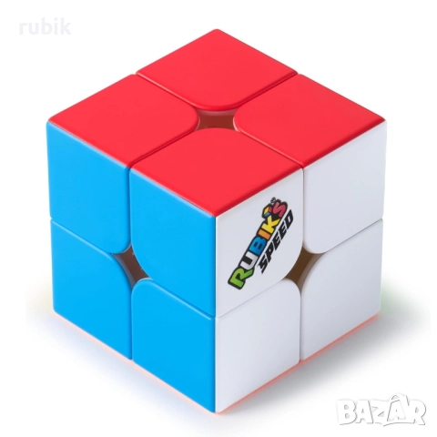 Оригинален куб на Рубик за скоростно нареждане Rubik's Magnetic Speed Cube 2x2x2 51мм - Stickerless, снимка 2 - Игри и пъзели - 52123867