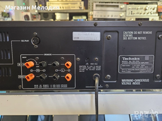 Усилвател Technics SU-V4A Усилвателя е с проблем - няма звук! Продава се за части или ремонт., снимка 13 - Ресийвъри, усилватели, смесителни пултове - 52321761