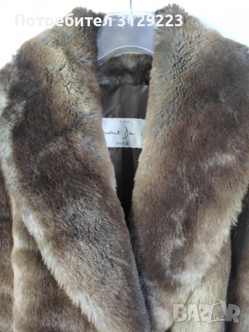 Comme du Vrai vintage fake fur coat 42, снимка 15 - Палта, манта - 38149423