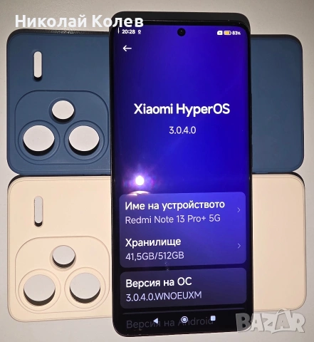 Xiaomi Redmi Note13 Pro+Като Нов 