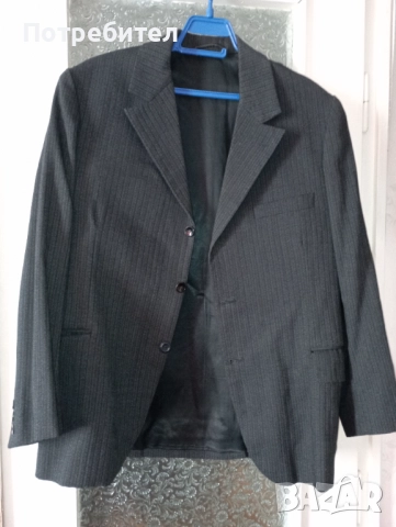 Мъжко сако -черно, снимка 2 - Сака - 52441386