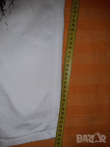 Страхотен бял панталон на PHILIPP PLEIN р-р 28, снимка 11 - Панталони - 34686692