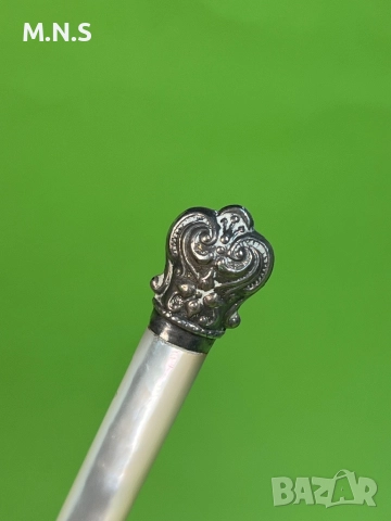 Английкса сребърна  Лъжица за сладко.