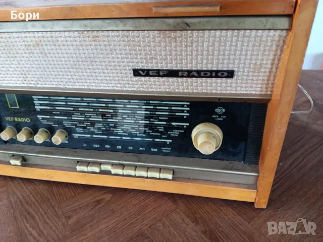 VEF RADIO Радиограмофон  /3, снимка 4 - Радиокасетофони, транзистори - 48656986