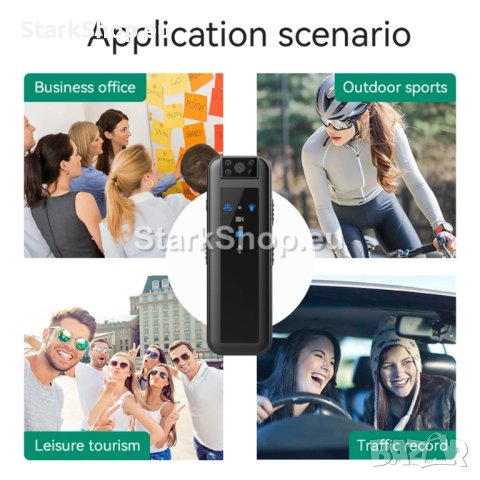 Bodycam скрита камера за ревер 360, снимка 4 - Камери - 43044231