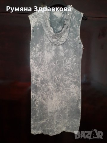 Продавам много оригинален дълъг платов елек с качулка и цип - М размер, снимка 2 - Елеци - 32471881