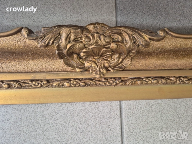 Барокова златна дървена рамка за гоблен картина огледало 10, снимка 8 - Картини - 52631706