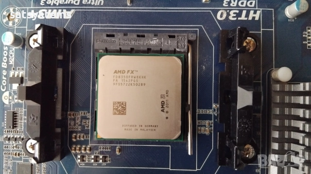 Дънна платка Gigabyte GA-990XA-UD3 Socket AM3+ CPU+FAN+RAM, снимка 8 - Дънни платки - 52592214