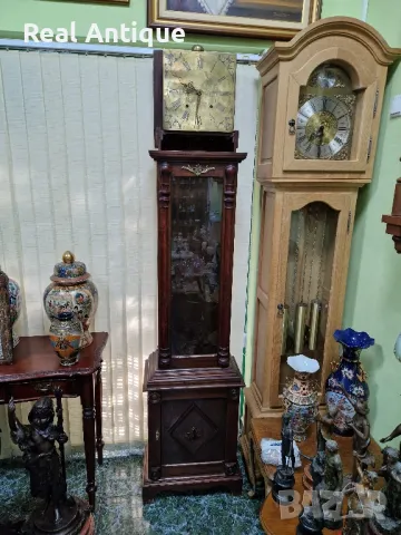 Прекрасен антикварен колекционерски паркетен часовник , снимка 5 - Антикварни и старинни предмети - 47506959