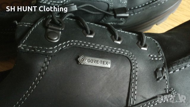 ECCO GORE-TEX Leather Shoes размер EUR 45 / UK 11 обувки естествена кожа водонепромукаеми - 667, снимка 6 - Ежедневни обувки - 43416002