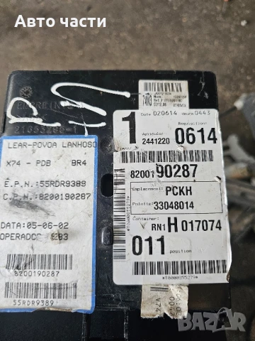 BSI модул за Renault Laguna II Grandtour (03.2001 - 12.2007), № 8200190287 