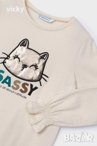 Детска блуза с дълги ръкави Mayoral, размер 104см, снимка 2 - Детски Блузи и туники - 51790910