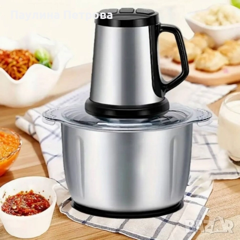 Професионален чопър - месомелачка 5L, снимка 5 - Друга електроника - 52270491