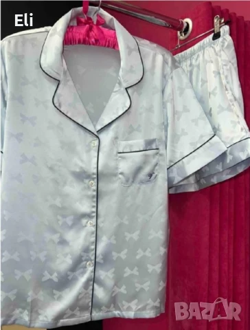 Дамски луксозни сатенени пижами, снимка 5 - Пижами - 51177777