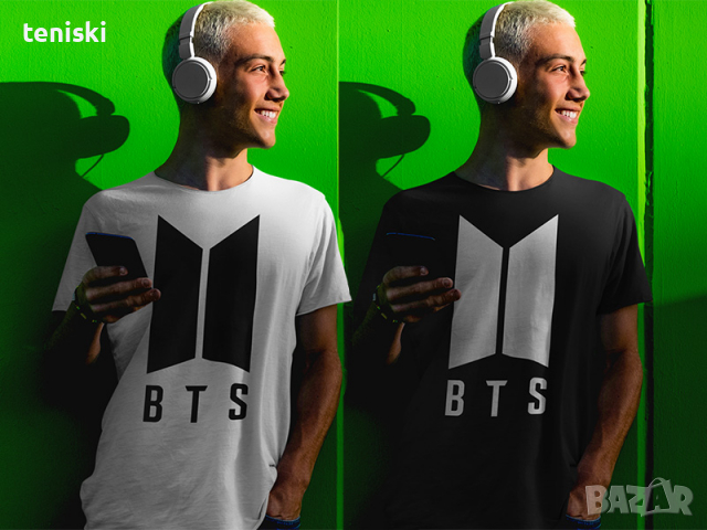 Тениска BTS Bangtan Boys Мъжки дамски и детски, снимка 6 - Тениски - 30615931