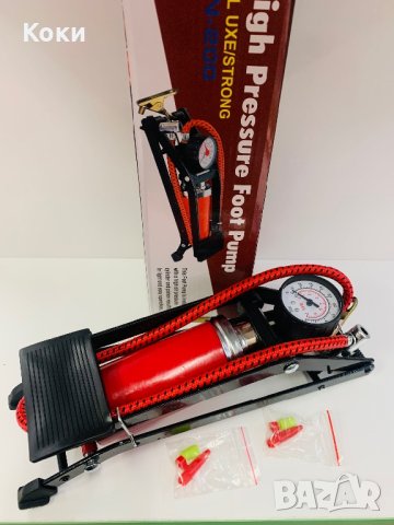 Крачна помпа с манометър, снимка 3 - Аксесоари и консумативи - 43297130
