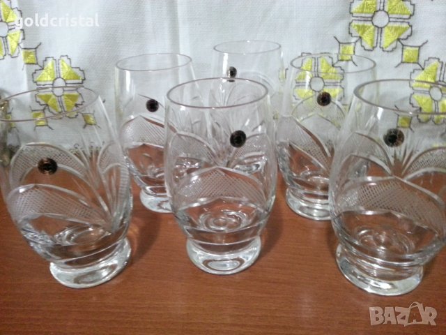 Кристални чаши Рамона , снимка 1 - Антикварни и старинни предмети - 44071817