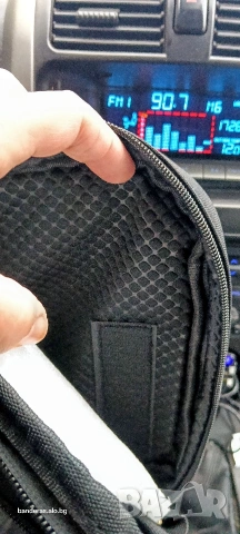 Черна тактическа чанта за оръжие от Еко кожа и плат/кордура/, снимка 7 - Оборудване и аксесоари за оръжия - 51989191