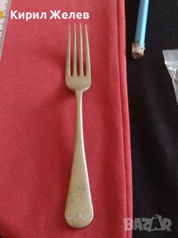 Стара вилица Английски стил с маркировка PLATINUM PLATE за КОЛЕКЦИОНЕРИ 31920