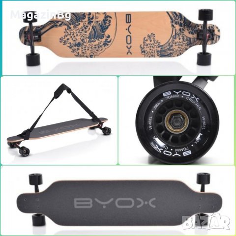 ЛОНГБОРД 41“ Byox Longboard Скейтборд до 100кг 