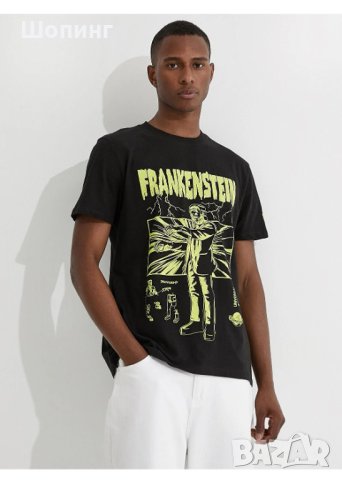 Светеща блуза Франкенщайн - ХЛ, снимка 4 - Блузи - 43572080