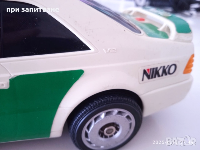 Стара играчки, R/C кола Ferrari F50 Police Highway Patrol и Mercedes 600 sec, Nikko R/C, снимка 13 - Колекции - 44797379
