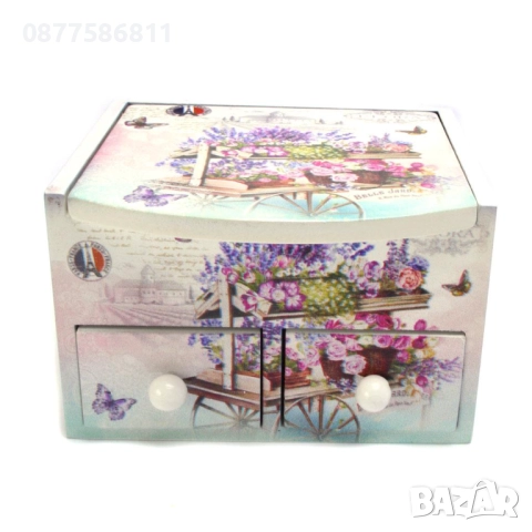 НОВА КУТИЯ ЗА БИЖУТА.КУТИИ ЗА БИЖУТА.ПОДАРЪЧНА ДЪРВЕНА КУТИЯ ЗА БИЖУТА.VINTAGE ВИНТИДЖ ОРГАНАЙЗЕР +, снимка 6 - Подаръци за жени - 51630759