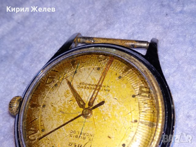 ONSA 17 RUBIS INCABLOC Стар ШВЕЙЦАРСКИ РЯДЪК КОЛЕКЦИОНЕРСКИ МАРКОВ Мех. ЧАСОВНИК РАБОТЕЩ 37203, снимка 10 - Антикварни и старинни предмети - 40206692