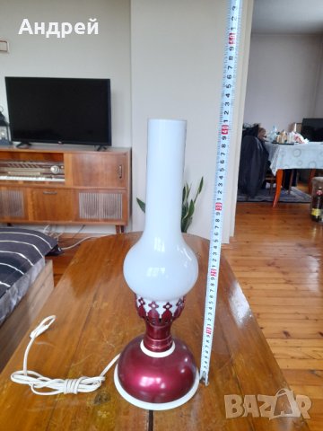 Стара декоративна лампа #3, снимка 4 - Антикварни и старинни предмети - 43076884