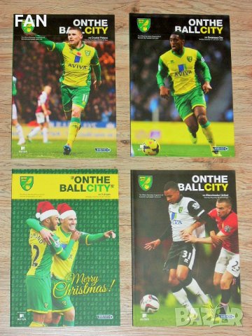 Норич Сити оригинални футболни програми 2013/14 срещу Манчестър Юн. Ливърпул Арсенал Челси Ман. Сити, снимка 5 - Фен артикули - 26404331