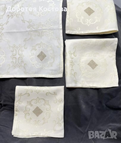 Красиви текстилни салфетки - 4 бр, снимка 7 - Антикварни и старинни предмети - 43973563