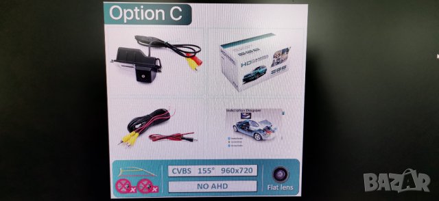 FullHD Камера за паркиранe 1080p175°–(Нощен режим,водоустойчива), снимка 3 - Аксесоари и консумативи - 36921683